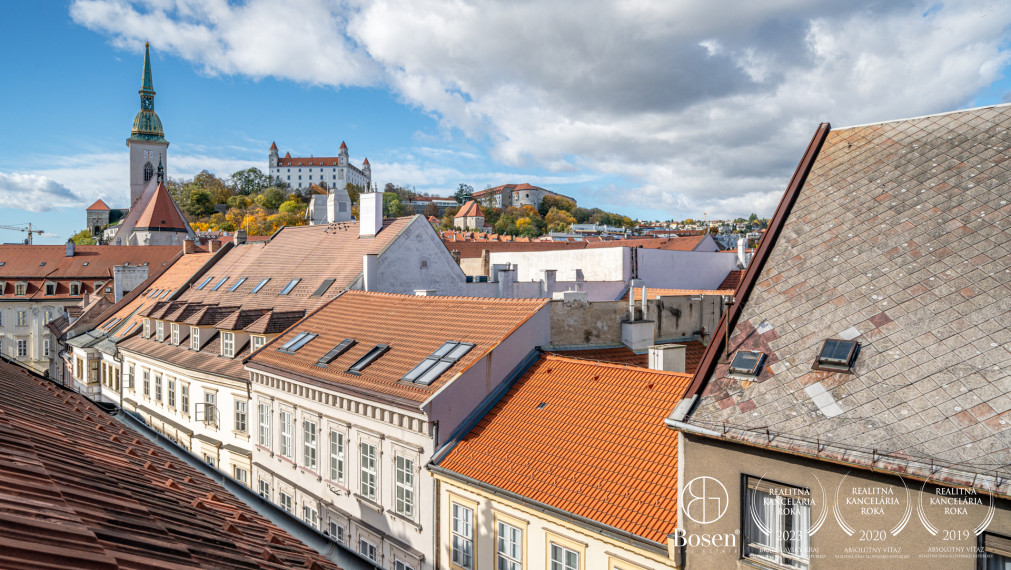 BOSEN | 5-room attic apartment with an exceptional atmosphere in the Esterházy Palace, Panská Street, Bratislava, 228 m²