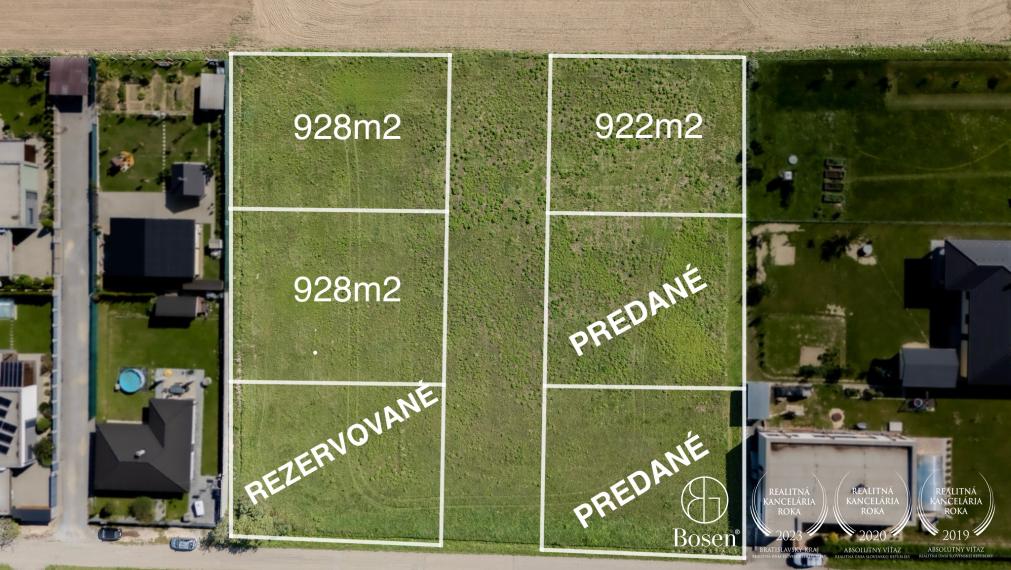 BOSEN | Pezemky na výstavbu rodinných domov, Močiar, Rimavské Janovce.