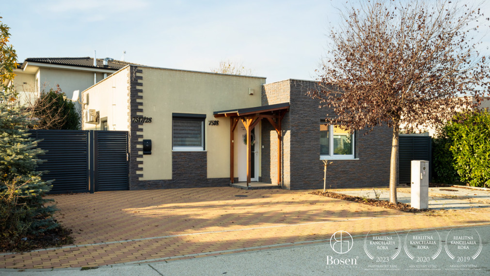 BOSEN | Moderný bungalov v tichej slepej ulici, Dunajská Streda