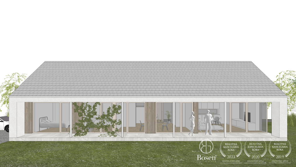 BOSEN | 5 izbový bungalov s pozemkom, Záhorská Bystrica