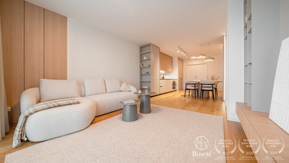 BOSEN | 3kk zariadený byt v novostavbe ZWIRN s garantovaným nájomcom