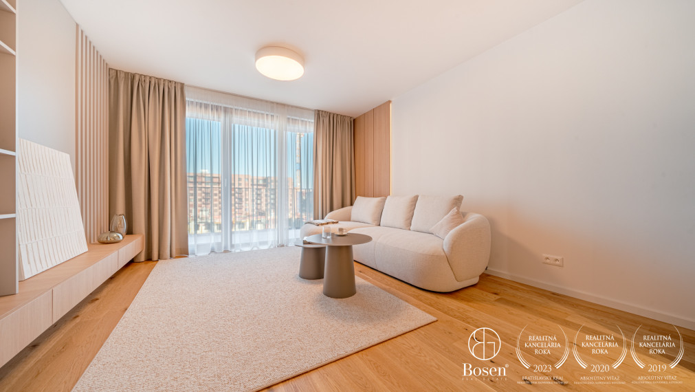BOSEN | 3kk zariadený byt v novostavbe ZWIRN s garantovaným nájomcom