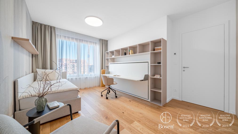 BOSEN | 3kk zariadený byt v novostavbe ZWIRN s garantovaným nájomcom