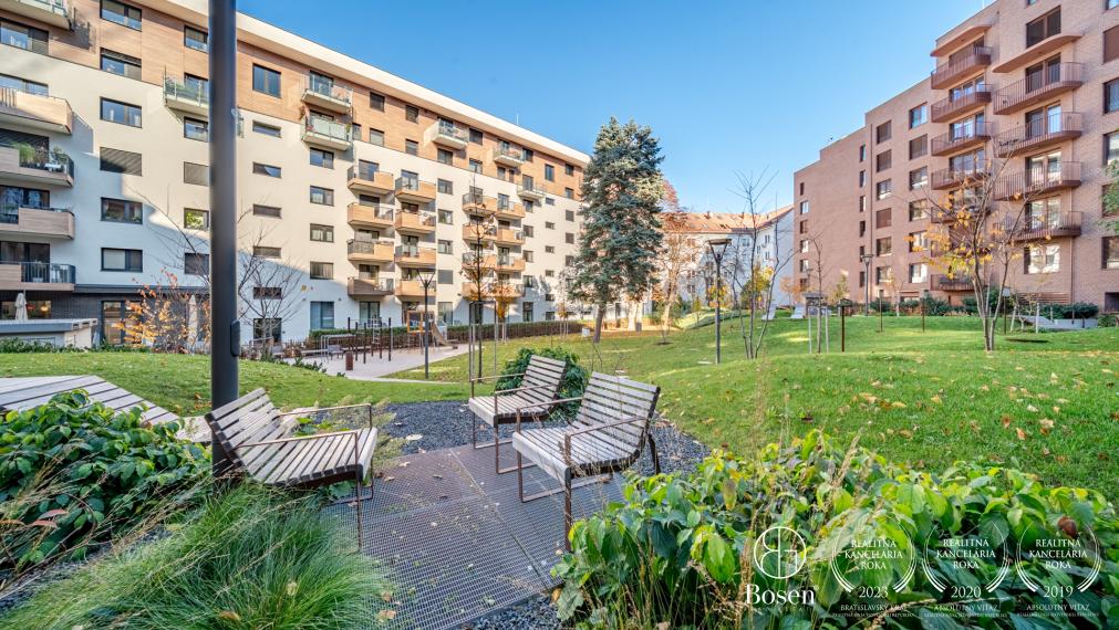 BOSEN | ZWIRN: 2kk priestranný byt v novostavbe, Ružinov, 66 m2