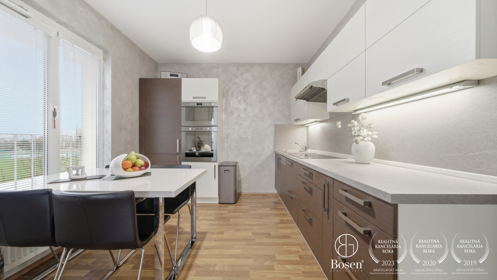 BOSEN | Kompletne zariadený 2-izbový byt s klimatizáciou a parkovaním – Ružinov, 78m2