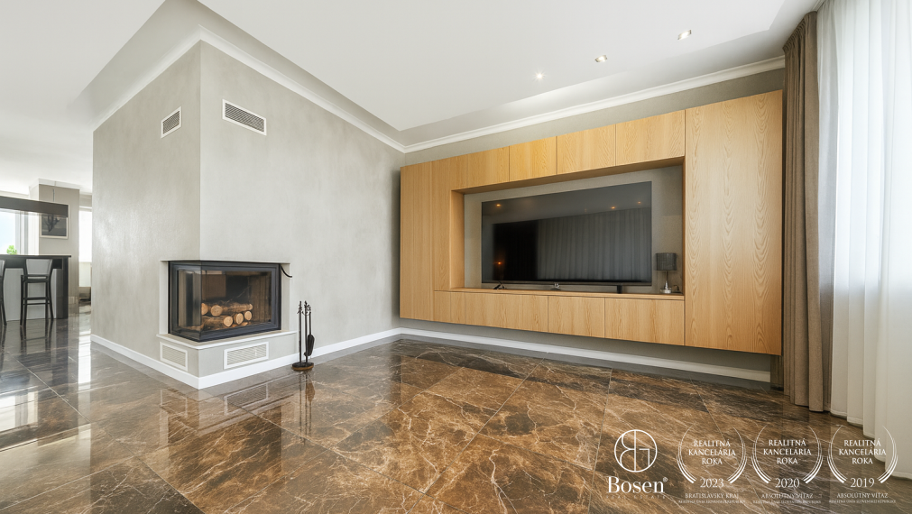 BOSEN | Space, light, privacy – penthouse – 267 m2 | Kramáre – Uhrova Street