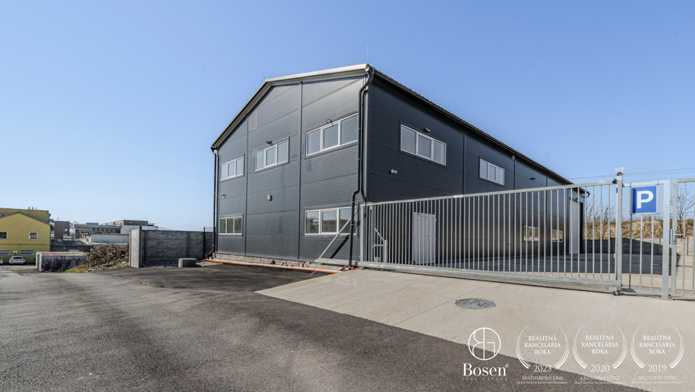 BOSEN | Novopostavená hala s administratívnym priestorom, Stupava