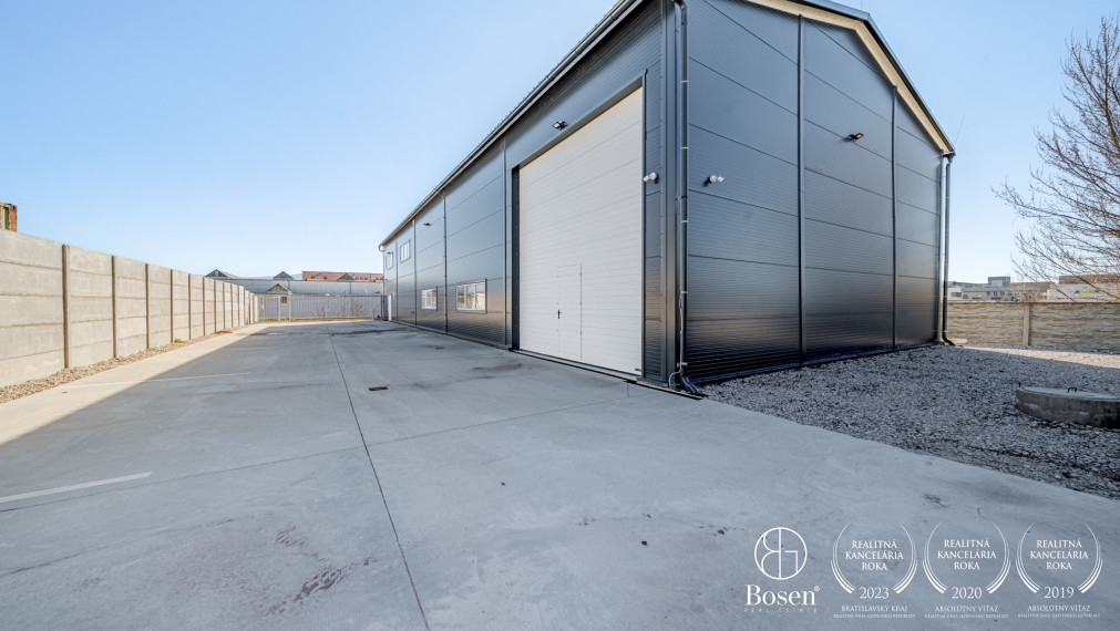BOSEN | Novopostavená hala s administratívnym priestorom, Stupava