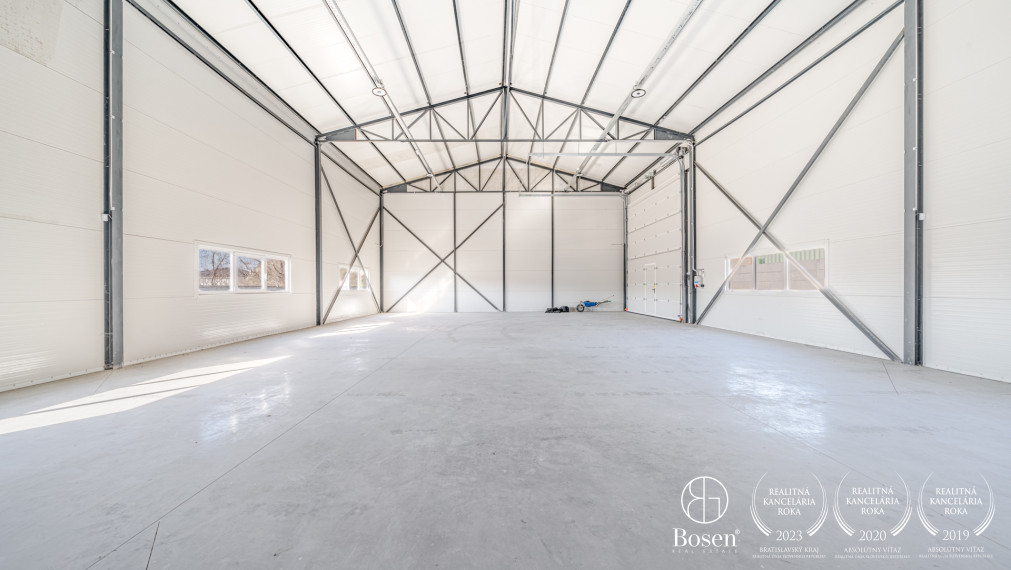 BOSEN | Novopostavená hala s administratívnym priestorom, Stupava
