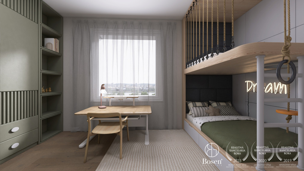 BOSEN | 3 izbový byt s veľkou terasou, 133 m2, Nitra - Zobor