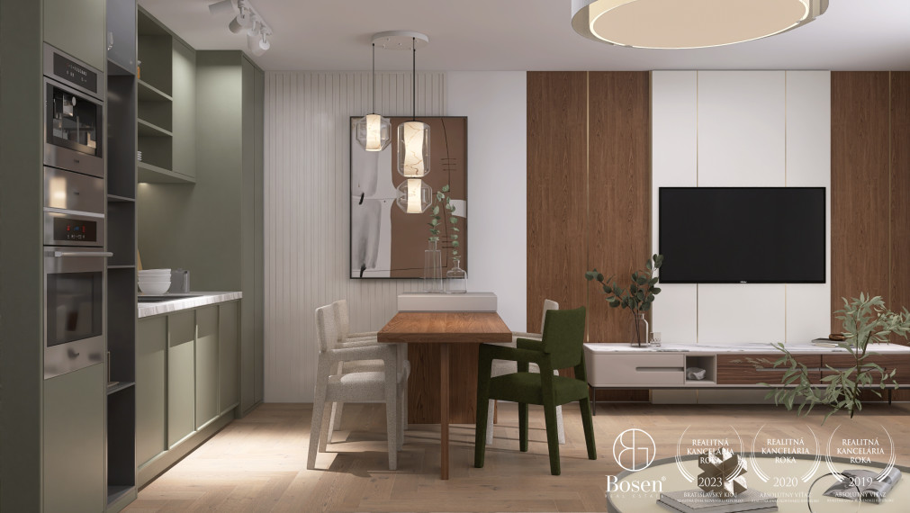 BOSEN | 3 izbový byt s veľkou terasou, 133 m2, Nitra - Zobor