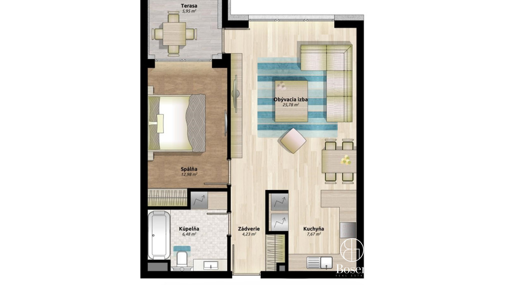 BOSEN | IDEAL Homes | 1, 2, 3 izbový byt, Dunajská Streda