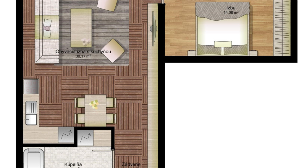 BOSEN | IDEAL Homes | 1, 2, 3 izbový byt, Dunajská Streda