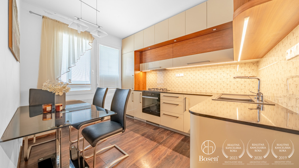 BOSEN | Zrekonštruovaný a zariadený 3 izbový byt na Jasovskej ulici, Bratislava