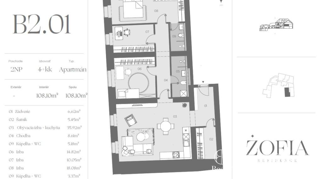 BOSEN | Dotyk histórie - apartmán v kaštieli Žofia