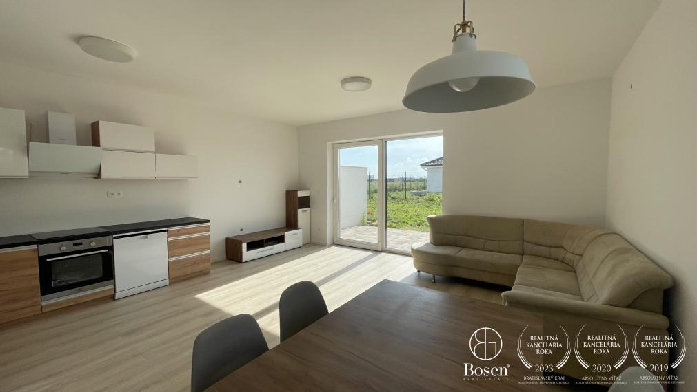 BOSEN | Zariadený trojizbový byt v dvojdome v novej tichej lokalite, Miloslavov, Liesková, 425 m2