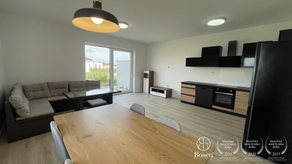 BOSEN | Zariadený trojizbový byt v dvojdome v novej tichej lokalite, Miloslavov, Liesková, 425 m2