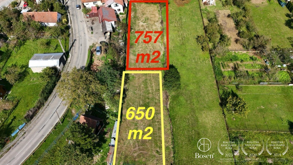 BOSEN | Na predaj stavebný pozemok 650 m2 - Skalka nad Váhom