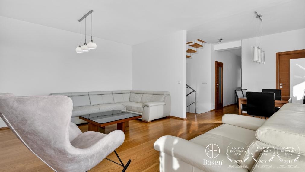 BOSEN | Na prenájom 4 izbový byt s veľkou terasou, zimnou záhradou a parkovacím miestom