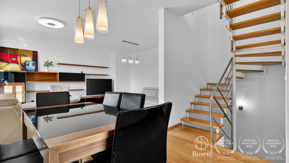 BOSEN | Na prenájom 4 izbový byt s veľkou terasou, zimnou záhradou a parkovacím miestom