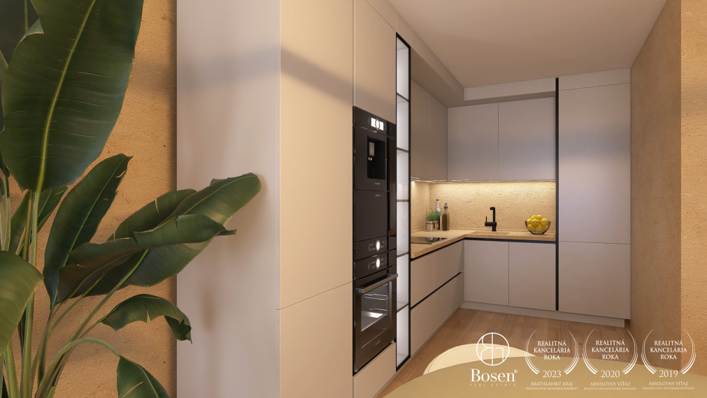 BOSEN | BLUEWAVE 2 izbový byt s výhľadom na rieku, Banka, Piešťany, 85.17 m2