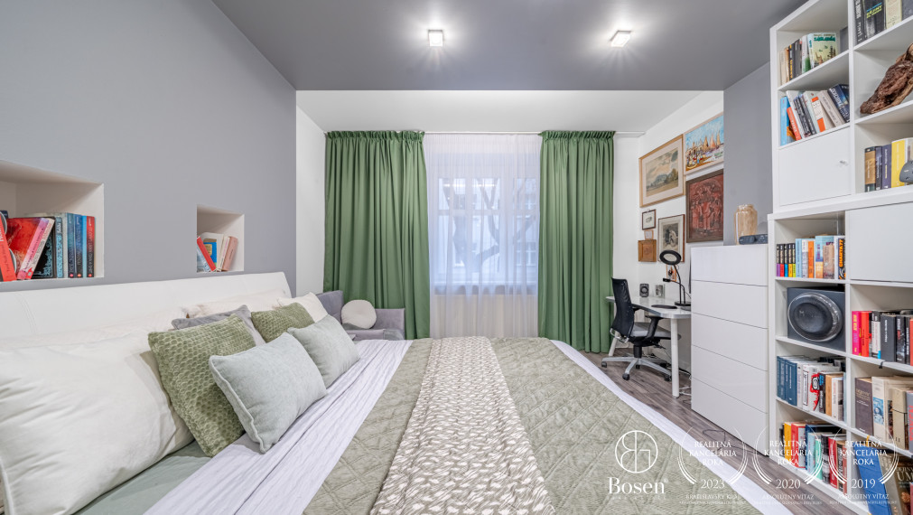 BOSEN | elegant 2-room spacious apartment with a loggia in a quiet part of the Old Town, Bratislava