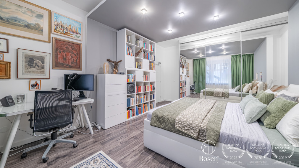 BOSEN | elegant 2-room spacious apartment with a loggia in a quiet part of the Old Town, Bratislava