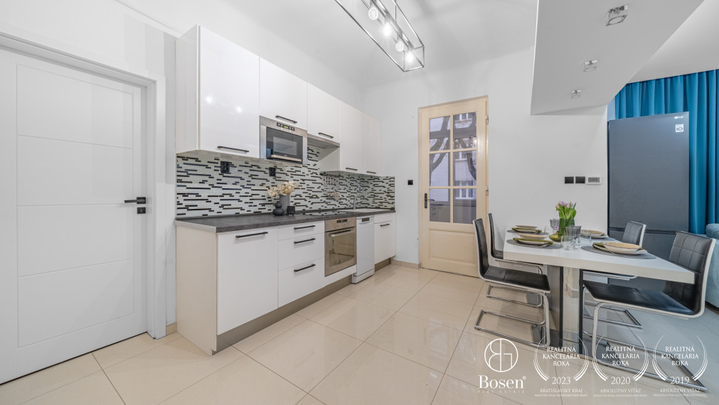 BOSEN | elegant 2-room spacious apartment with a loggia in a quiet part of the Old Town, Bratislava