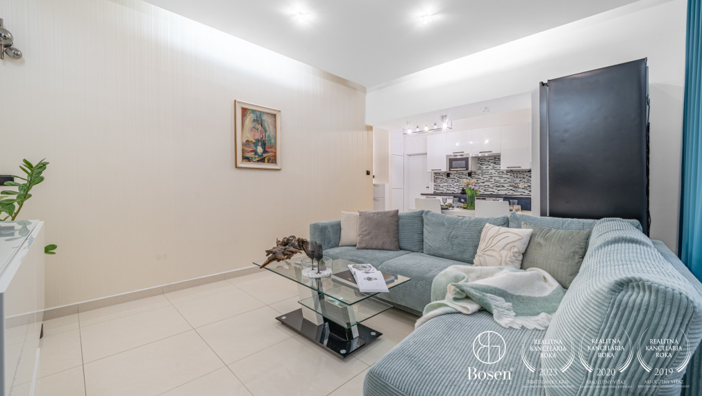 BOSEN | elegant 2-room spacious apartment with a loggia in a quiet part of the Old Town, Bratislava