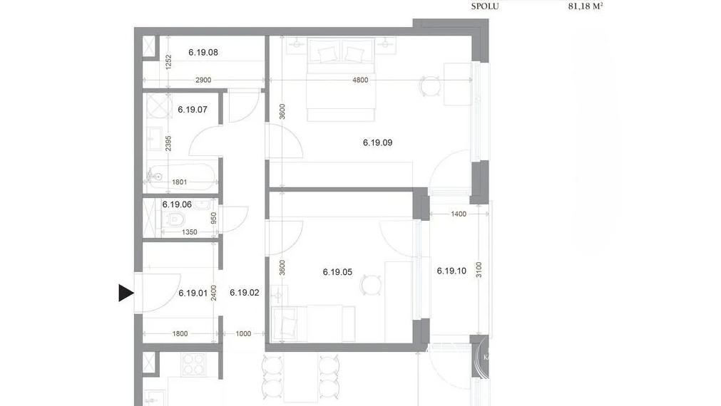 LOYALTERS | Predaj 3-izbového apartmánu s balkónom 82m2 | Kesselbauer |