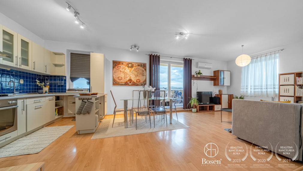 BOSEN | 3- izbový priestranný byt, Budatínska ulica - Petržalka, 84 m2
