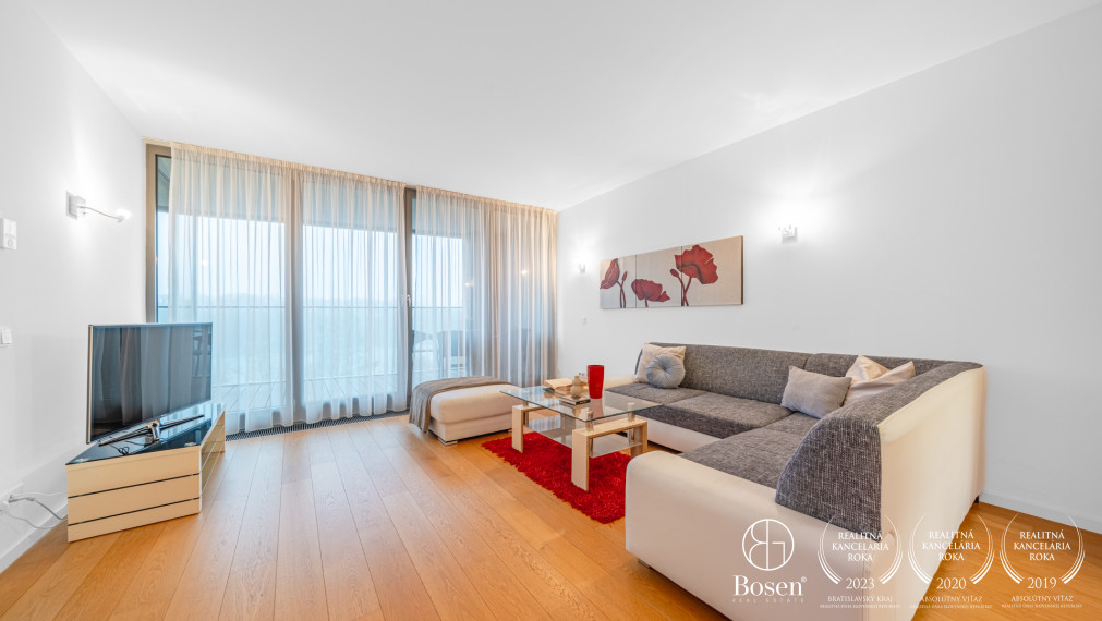 BOSEN | Zariadený 2-izbový byt s terasou a výhľadom na Dunaj – EUROVEA