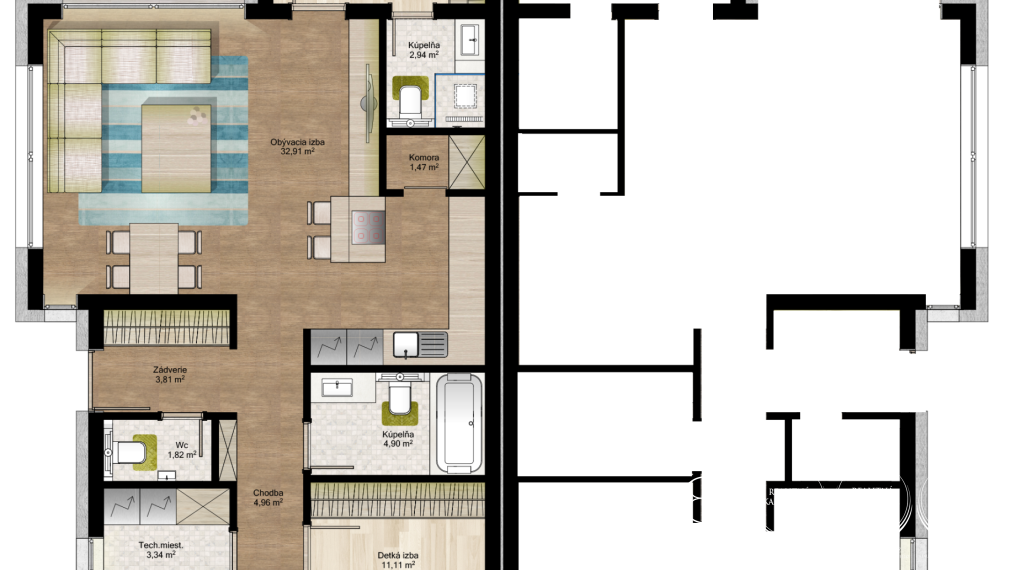 BOSEN | Rodinný dom s dvoma bytovými jednotkami s TEPELNÝM ČERPADLOM V CENE, Dunajský Klátov