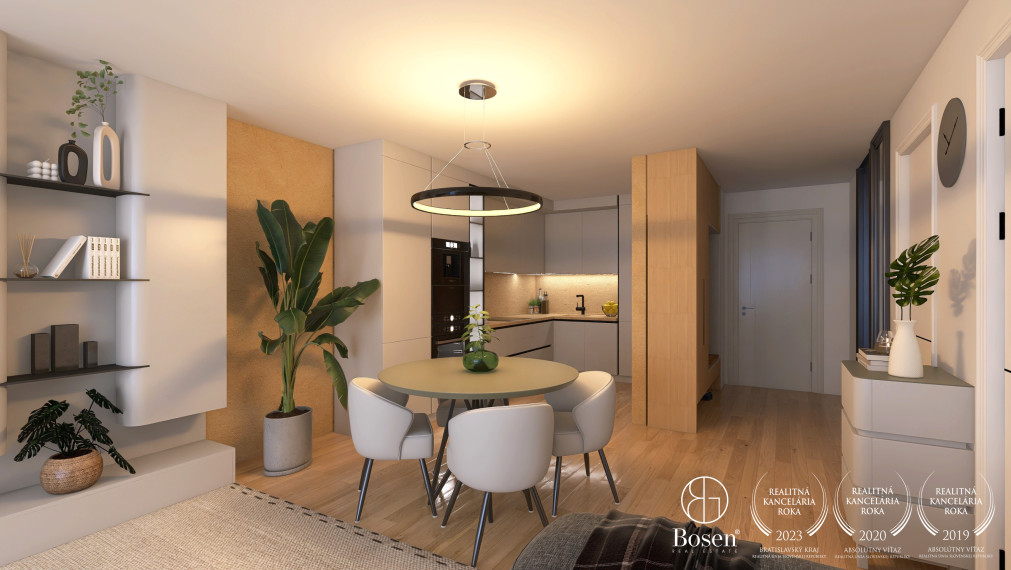 BOSEN | BLUEWAVE 2 izbový byt s výhľadom na rieku, Banka, Piešťany, 85.17 m2