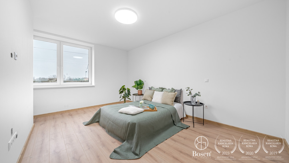 BOSEN | Moderný rodinný dom 147 m2 s veľkou záhradou, garáž, pivnica, Veľké Dvorníky