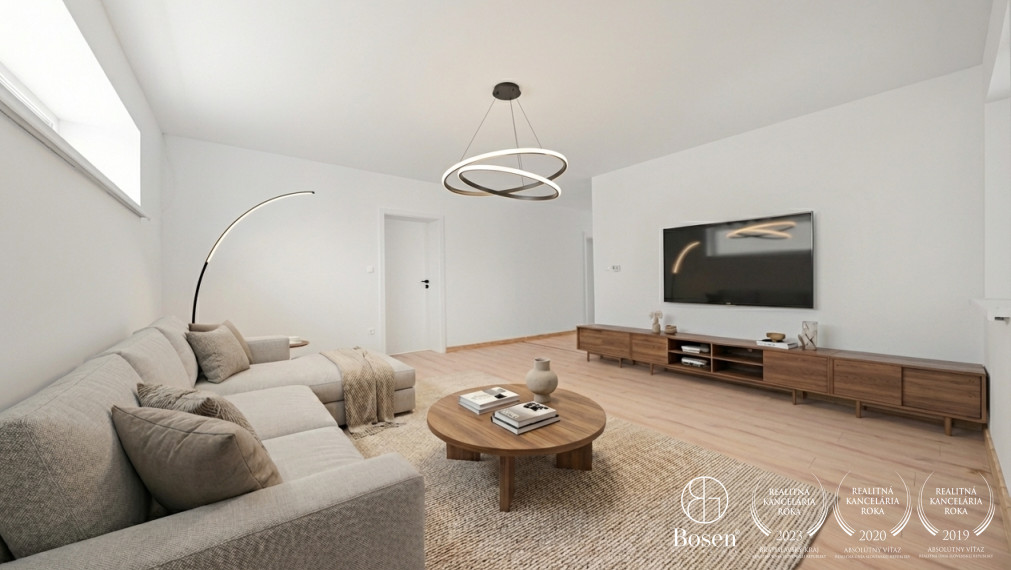 BOSEN | Moderný rodinný dom 147 m2 s veľkou záhradou, garáž, pivnica, Veľké Dvorníky