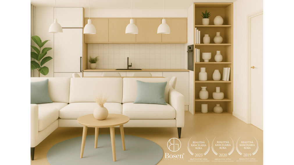 PREDANÉ| ARISE| 4-izbový byt s loggiou a výhľadom na Bratislavu, Rača