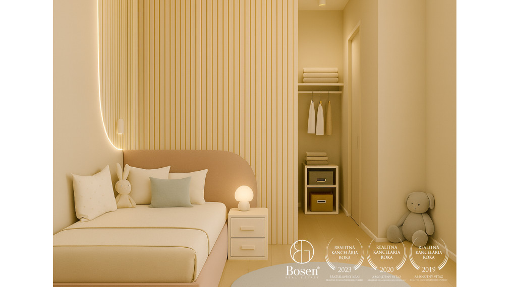 PREDANÉ| ARISE| 4-izbový byt s loggiou a výhľadom na Bratislavu, Rača