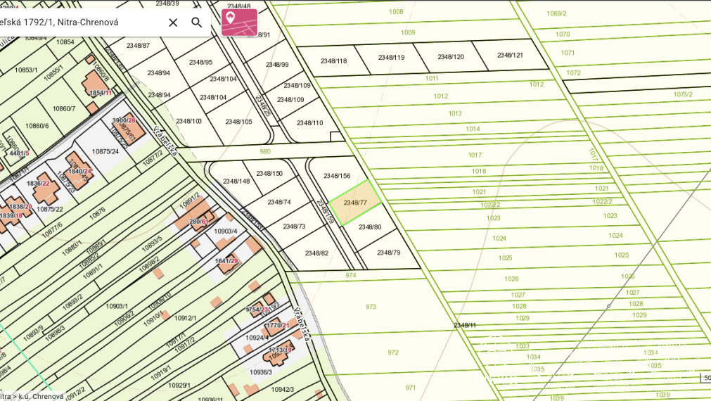 BOSEN | Pozemok na predaj 599m2, Nitra - Chrenová