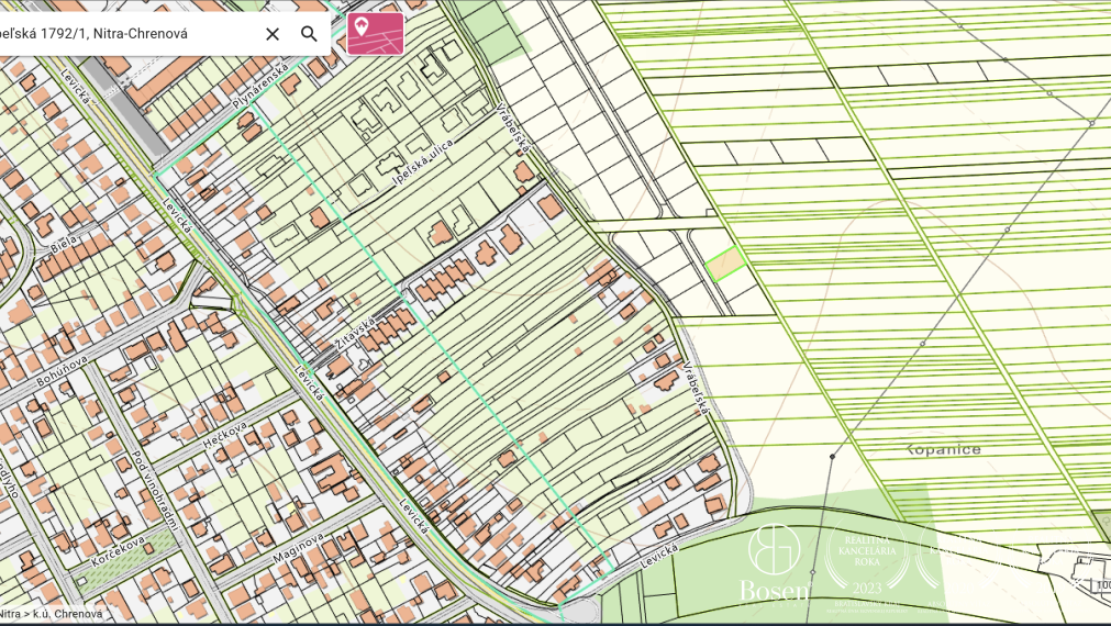 BOSEN | Pozemok na predaj 599m2, Nitra - Chrenová