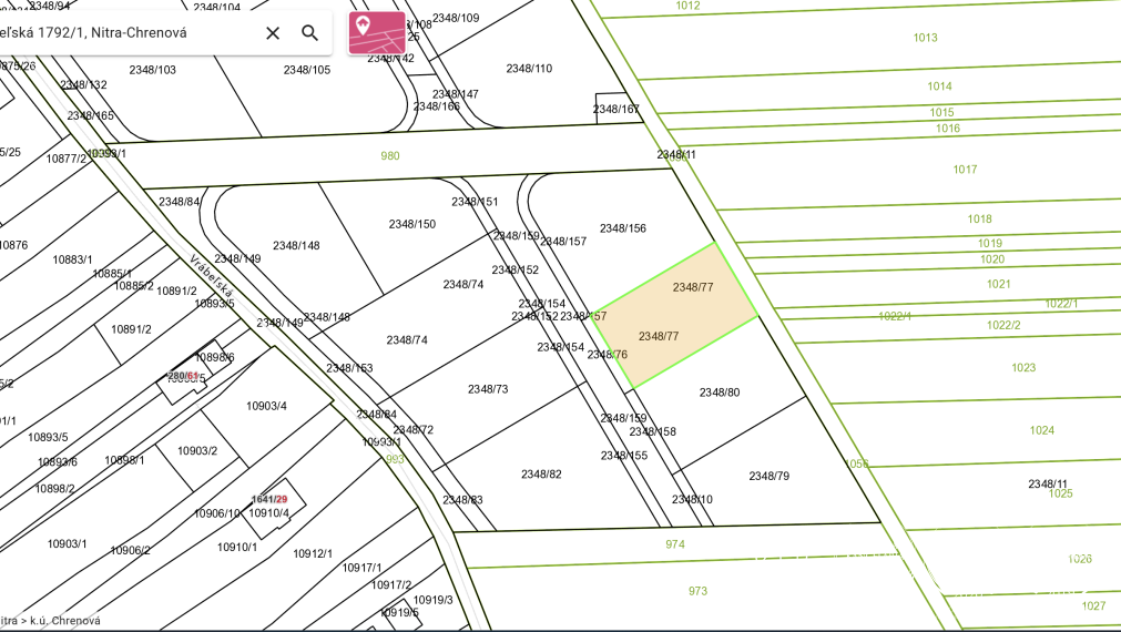 BOSEN | Pozemok na predaj 599m2, Nitra - Chrenová