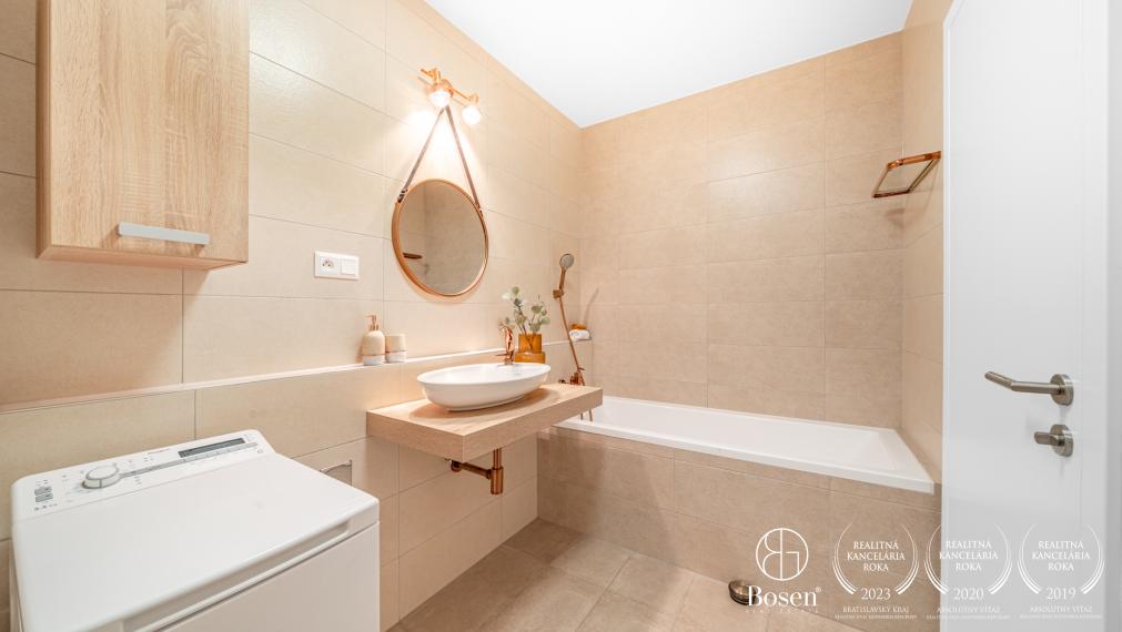 BOSEN | Priestranný 1kk byt v novostavbe Jarabinky - Ružinov, 50 m2