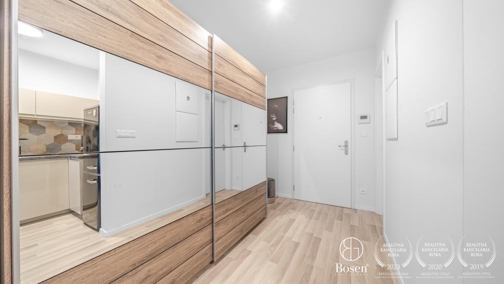 BOSEN | Priestranný 1kk byt v novostavbe Jarabinky - Ružinov, 50 m2