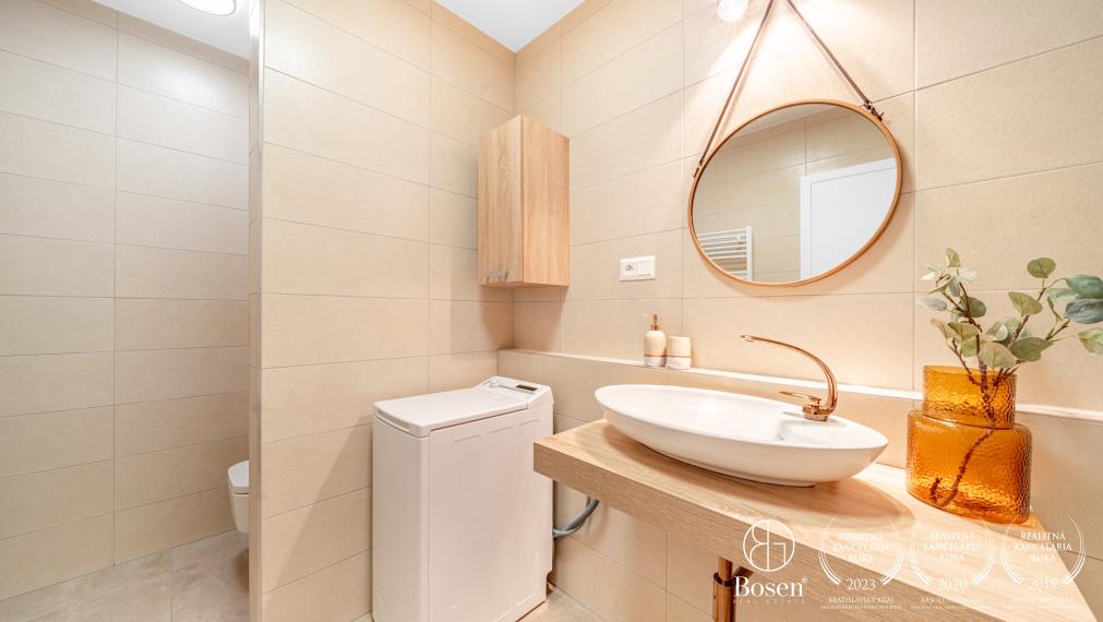 BOSEN | Priestranný 1kk byt v novostavbe Jarabinky - Ružinov, 50 m2