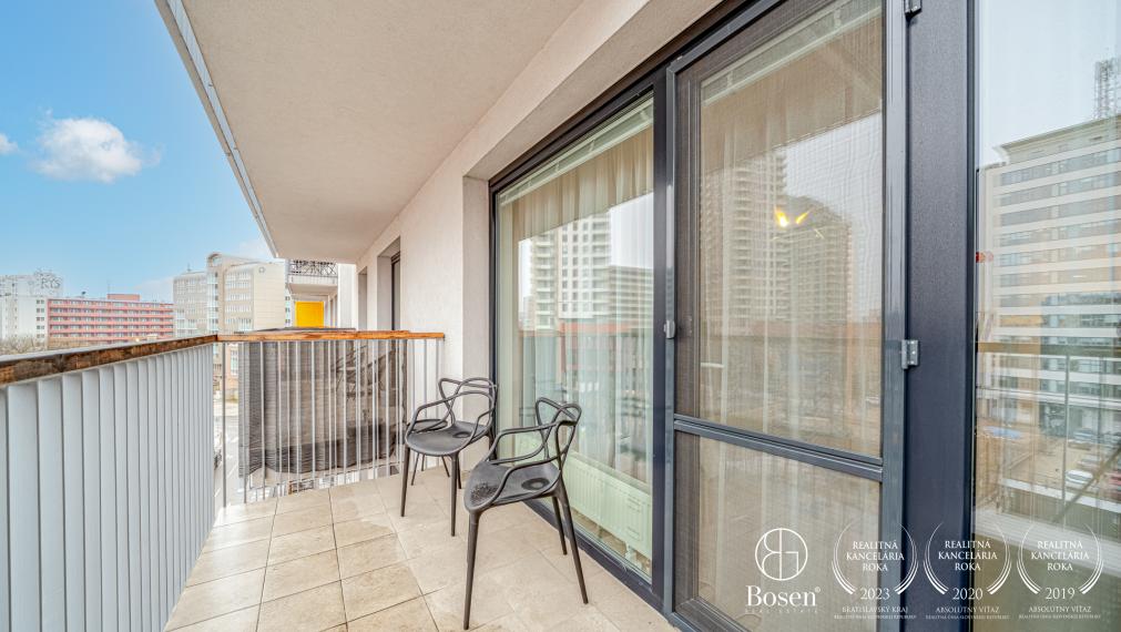 BOSEN | Priestranný 1kk byt v novostavbe Jarabinky - Ružinov, 50 m2