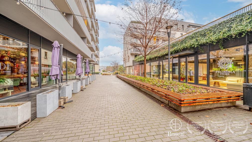 BOSEN | Priestranný 1kk byt v novostavbe Jarabinky - Ružinov, 50 m2