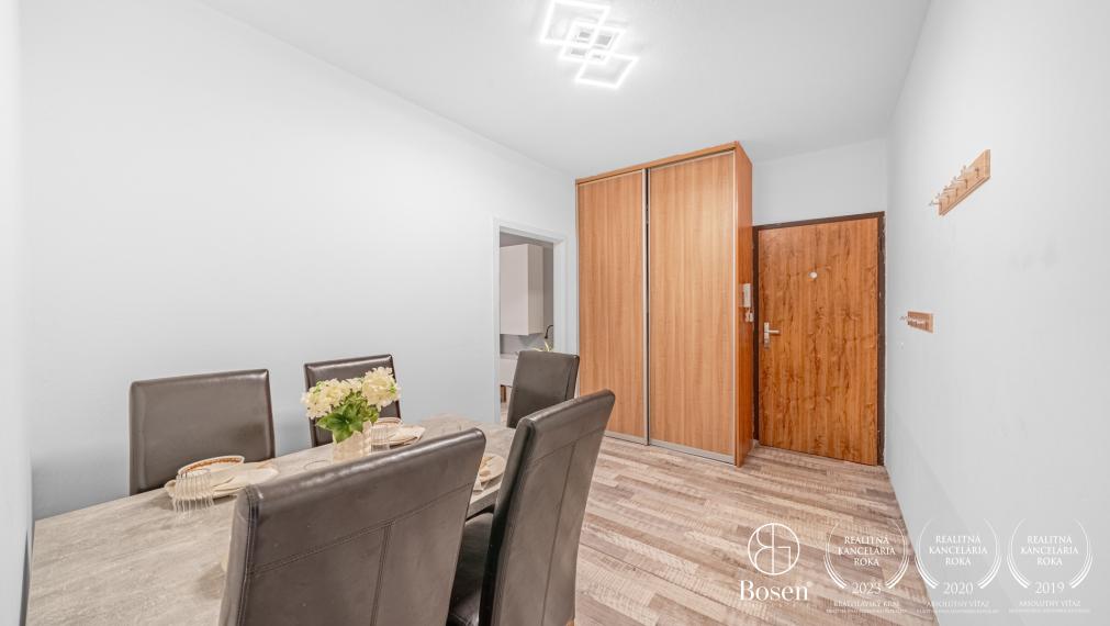 BOSEN | 3 izbový zrekonštruovaný byt s dvomi loggiami, 77,19m2, Topolčianska, Petržalka