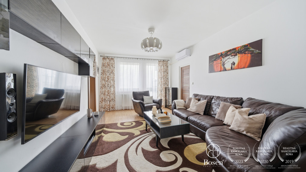 Zariadený 3 izb. byt, Karlova Ves Levárska 67m2