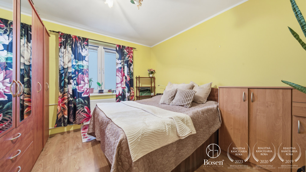 BOSEN | 3 izbový byt s veľkou loggiou, 69,2 m2, Račianska ulica, Nové Mesto