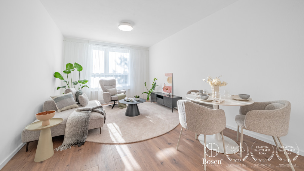 REZERVOVANÉ: BOSEN | 2kk byt v projekte TAMMI, 53 m2, Dúbravka